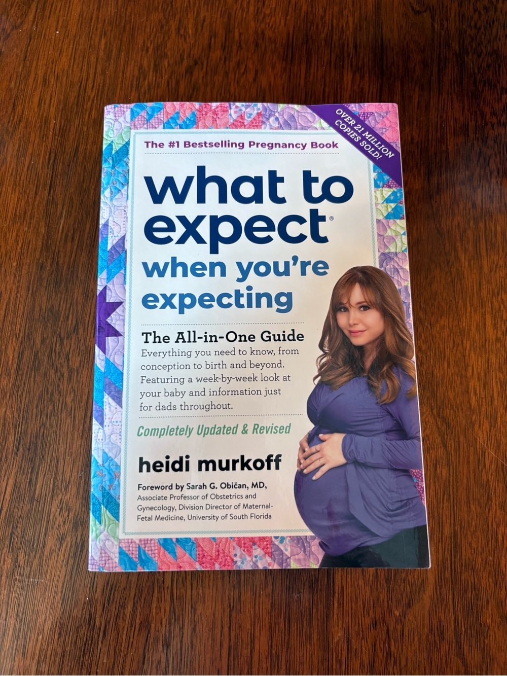 3/$20 what to expect when you're expecting by Heidi murkoff - White & Blue Cover